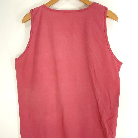 Vtg Disney Designs Mickey Mouse Graphic Tank Top Shirt Adult XL Faded Red 90s - Picture 7 of 10